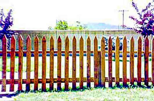DiFranco Gate & Fence Company - Custom Built Picket Fences - Long Point Classic Picket Fence - Sonoma County, CA